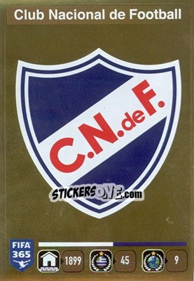 Sticker Logo Club Nacional de Football - FIFA 365: 2015-2016 n. 791 - Panini