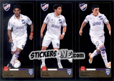 Sticker Diego Polenta / Jorge Fucile / Alfonso Espino - FIFA 365: 2015-2016 n. 803-804-805 - Panini