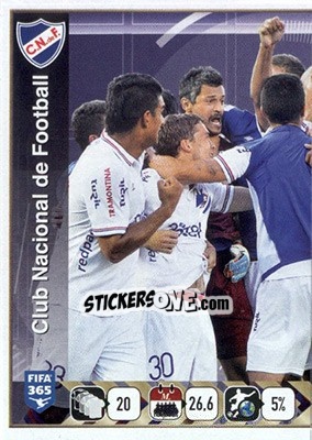 Sticker Club Nacional de Football Team