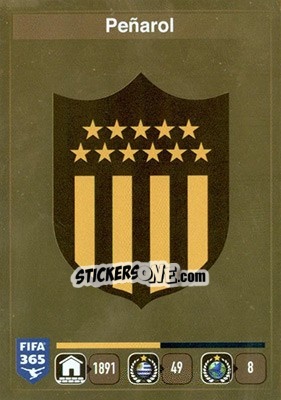 Sticker Logo Peñarol - FIFA 365: 2015-2016 - Panini