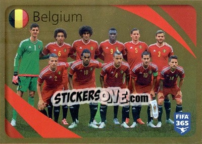 Sticker Belgium - FIFA 365: 2015-2016 n. 852 - Panini