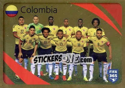 Sticker Colombia - FIFA 365: 2015-2016 n. 854 - Panini