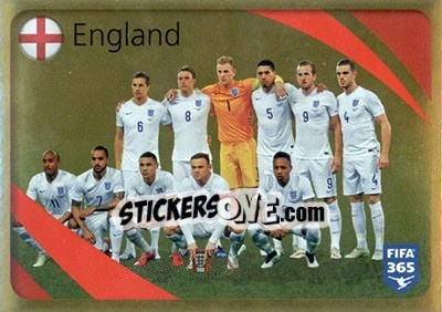 Sticker England - FIFA 365: 2015-2016 - Panini