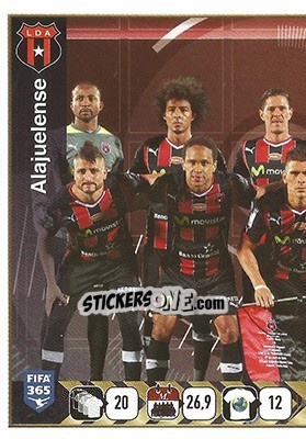 Sticker Alajuelense Team - FIFA 365: 2015-2016 n. A17 - Panini