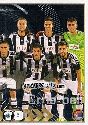 Sticker Partizan Beograd Team - FIFA 365: 2015-2016 n. D18 - Panini