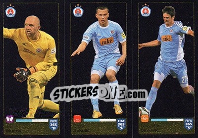 Sticker Ján Mucha-Boris Sekulic-Slobodan Simovic - FIFA 365: 2015-2016 - Panini