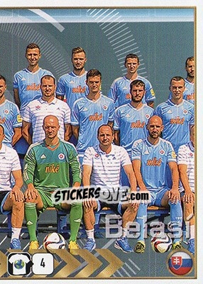 Sticker Slovan Bratislava Team - FIFA 365: 2015-2016 n. E18 - Panini