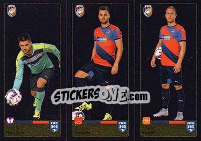 Sticker Matúš Kozácik-Radim Rezník-Daniel Kolár - FIFA 365: 2015-2016 - Panini