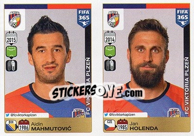 Sticker Aidin Mahmutovic / Jan Holenda - FIFA 365: 2015-2016 - Panini