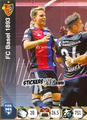Sticker FC Basel Team - FIFA 365: 2015-2016 n. L17 - Panini
