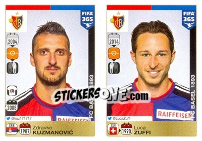 Sticker Zdravko Kuzmanovic -Luca Zuffi