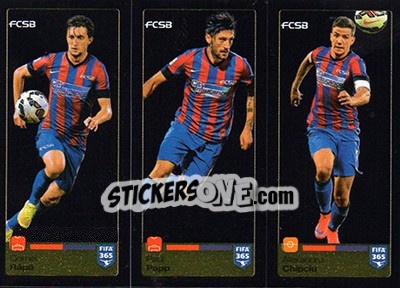 Sticker Cornel Râpa / Paul Papp / Alexandru Chipciu - FIFA 365: 2015-2016 - Panini