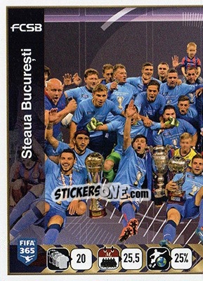 Sticker Steaua Bucuresti Team - FIFA 365: 2015-2016 n. M17 - Panini