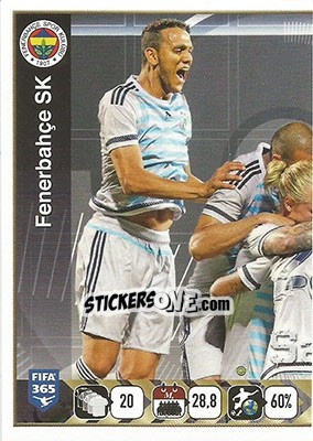 Sticker Fenerbahce SK Team - FIFA 365: 2015-2016 n. N17 - Panini