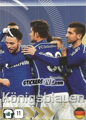 Sticker Schalke 04 Team - FIFA 365: 2015-2016 n. P18 - Panini