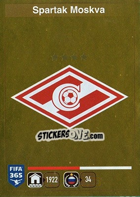 Sticker Logo Spartak Moscow - FIFA 365: 2015-2016 n. Q31 - Panini