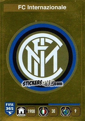 Sticker Logo FC Internazionale - FIFA 365: 2015-2016 n. R1 - Panini
