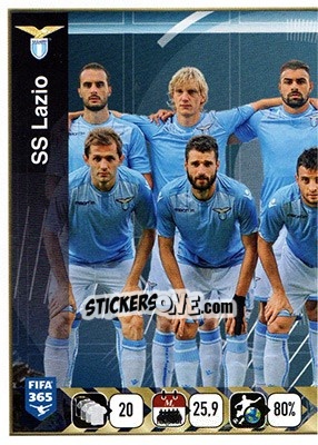 Cromo SS Lazio Team - FIFA 365: 2015-2016 - Panini