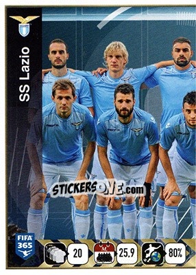 Sticker SS Lazio Team - FIFA 365: 2015-2016 n. R47 - Panini