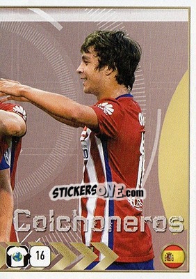 Sticker Colchoneros - FIFA 365: 2015-2016 n. S18 - Panini