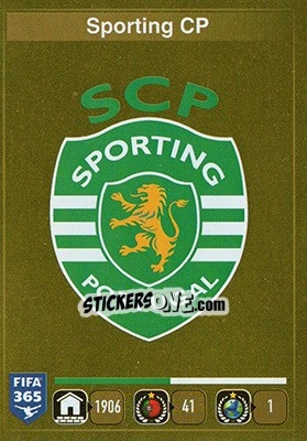 Sticker Logo Sporting CP - FIFA 365: 2015-2016 n. S61 - Panini