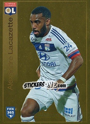 Sticker Alexandre Lacazette - FIFA 365: 2015-2016 n. T19 - Panini