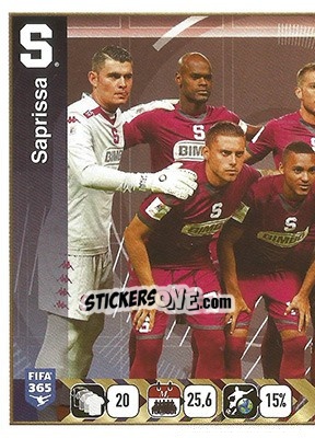 Sticker Saprissa Team - FIFA 365: 2015-2016 n. U17 - Panini