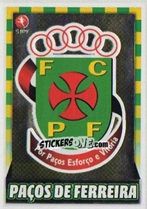 Cromo Emblema Paços de Ferreira - Futebol 2015-2016 - Panini