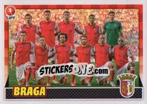 Sticker Braga Equipa - Futebol 2015-2016 n. 114 - Panini