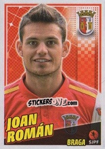 Sticker Joan Román - Futebol 2015-2016 - Panini