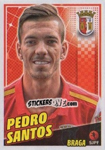 Sticker Pedro Santos - Futebol 2015-2016 n. 128 - Panini