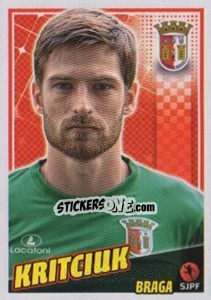 Sticker Kritciuk - Futebol 2015-2016 n. 132 - Panini