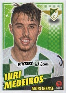 Sticker Iuri Medeiros - Futebol 2015-2016 n. 186 - Panini