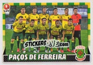 Sticker Paços de Ferreira Equipa - Futebol 2015-2016 - Panini