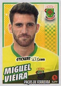 Sticker Miguel Vieira - Futebol 2015-2016 n. 214 - Panini