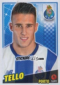 Sticker Cristian Tello - Futebol 2015-2016 n. 243 - Panini