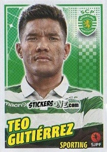 Sticker Teofilo Gutiérrez - Futebol 2015-2016 n. 282 - Panini
