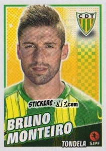 Cromo Bruno Monteiro - Futebol 2015-2016 - Panini