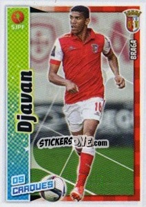 Sticker Djavan - Futebol 2015-2016 - Panini