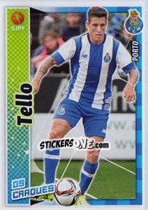 Sticker Cristian Tello - Futebol 2015-2016 n. 372 - Panini