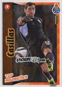 Sticker Iker Casillas - Futebol 2015-2016 n. 383 - Panini