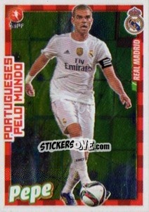 Sticker Pepe - Futebol 2015-2016 - Panini