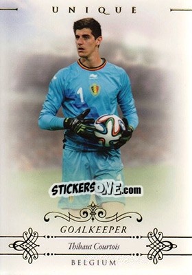 Sticker Thibaut Courtois - World Football UNIQUE 2015 n. 3 - Futera