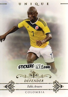 Sticker Pablo Armero - World Football UNIQUE 2015 n. 6 - Futera
