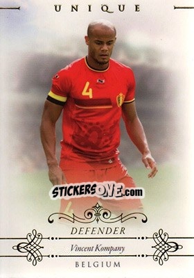 Cromo Vincent Kompany - World Football UNIQUE 2015 - Futera