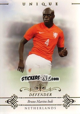 Sticker Bruno Martins Indi - World Football UNIQUE 2015 - Futera