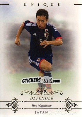 Sticker Yuto Nagatomo - World Football UNIQUE 2015 - Futera