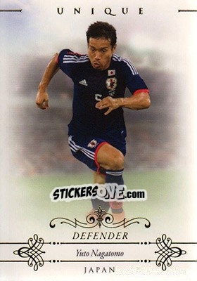 Sticker Yuto Nagatomo - World Football UNIQUE 2015 n. 20 - Futera