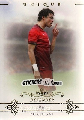 Sticker Pepe - World Football UNIQUE 2015 n. 21 - Futera