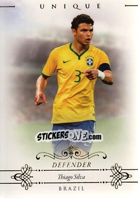 Sticker Thiago Silva - World Football UNIQUE 2015 n. 25 - Futera